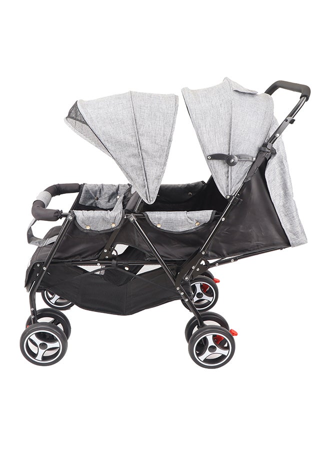FUN MOMENT - Foldable Two Seat Stroller - Image 1