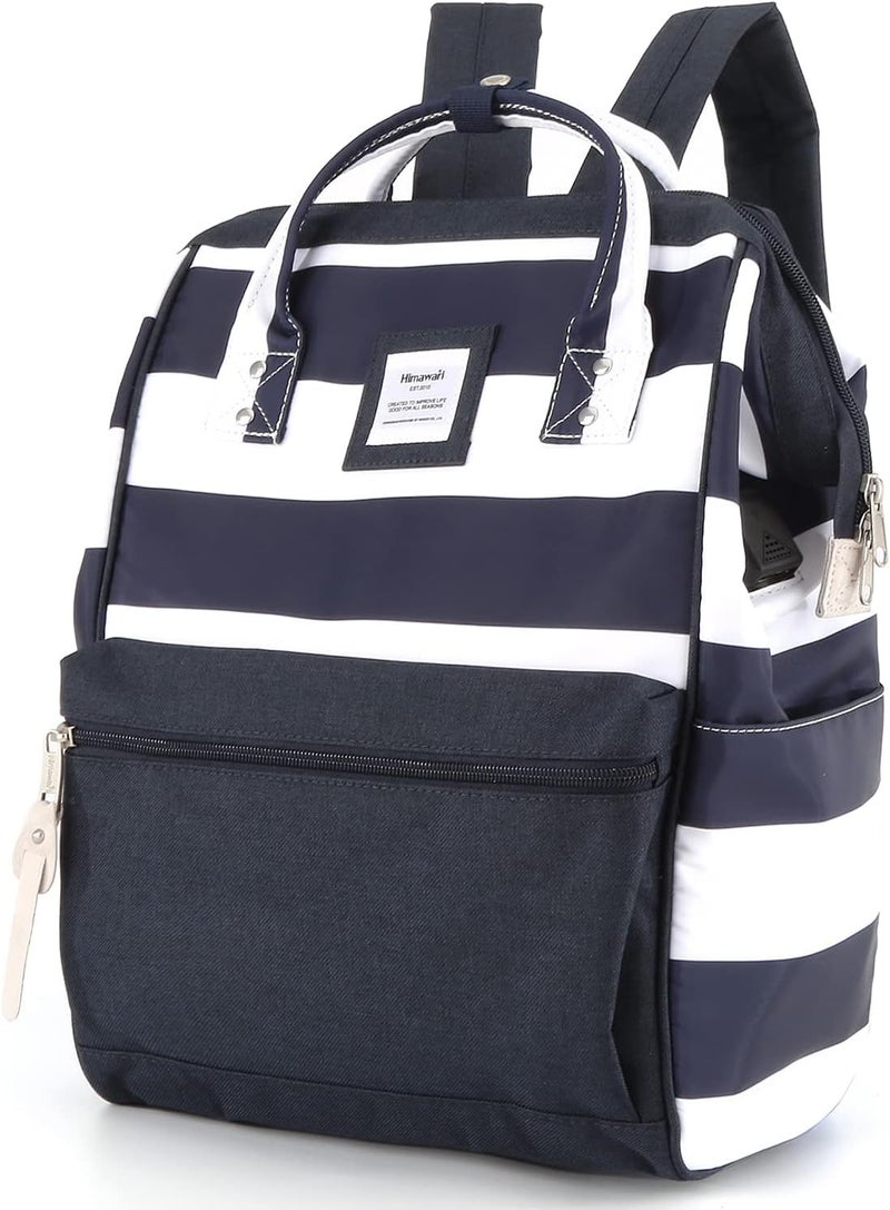Himawari Laptop Backpack Travel Backpack With USB Charging Port Large Diaper Bag Doctor Bag School Backpack for Women&Men - Image 2