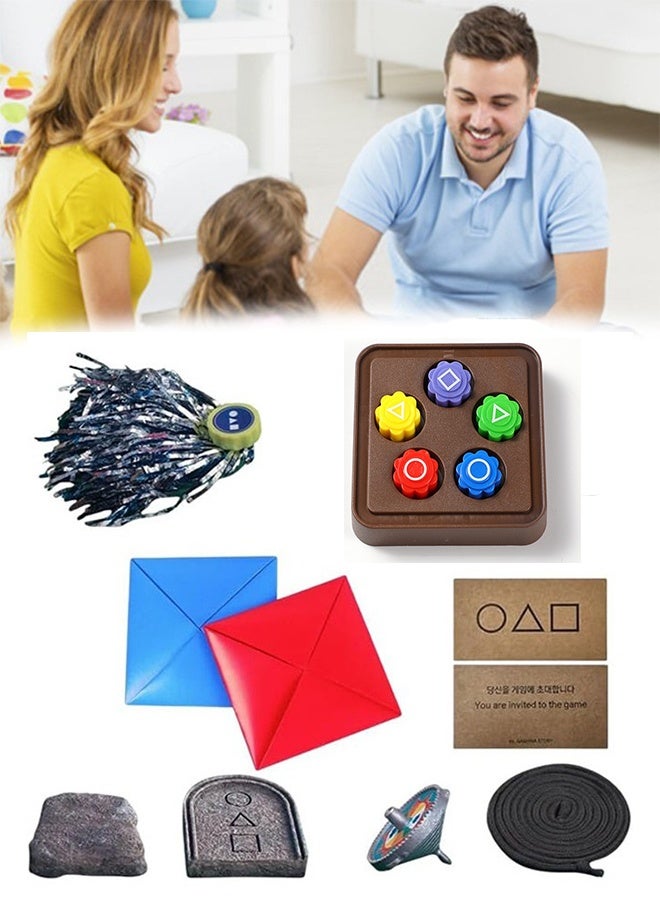 Korean Traditional Game Set, Family Party Stone Catch Game, Hand-Eye Coordination Training Game for Multiplayer Games - Image 1