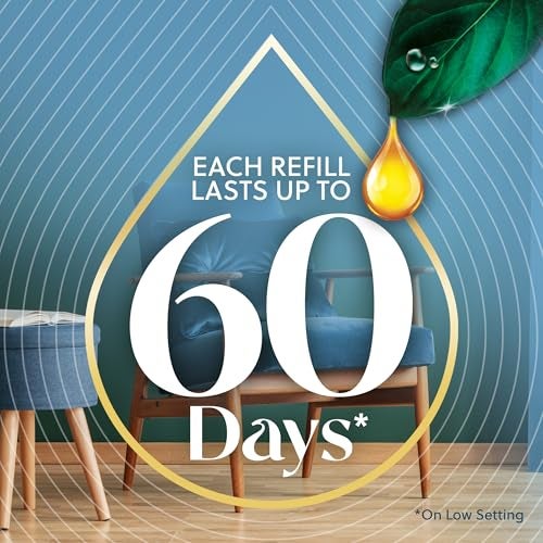 Air Wick Plug In Advanced Scented Oil,Glistening Snow + Frosted Mint,Air Fresheners for Home Long Lasting, Room Freshener, Air Freshener Plug In, House Essentials for Small Spaces + Large Spaces,5 ct - Image 3