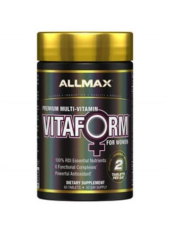 AllMax Nutrition VITAFORM – Premium – Multi-Vitamin for Women – 30-Day Supply  - Image 1