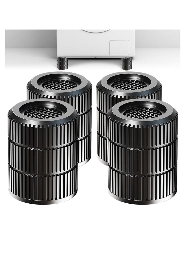 Generic - Anti Vibration Pads for Washing Machine 4Pack Stackable Shock Noise Cancelling Washer Dryer Isolation Pad - Non-slip Noise Cancelling and Shock Support Protects Pedestals Fits Most Models - Image 1