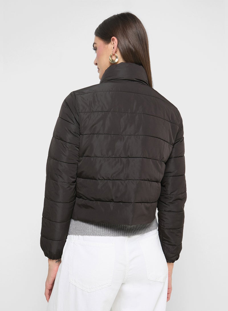 ايلا جاكيت مبطن بسحاب - Image 2