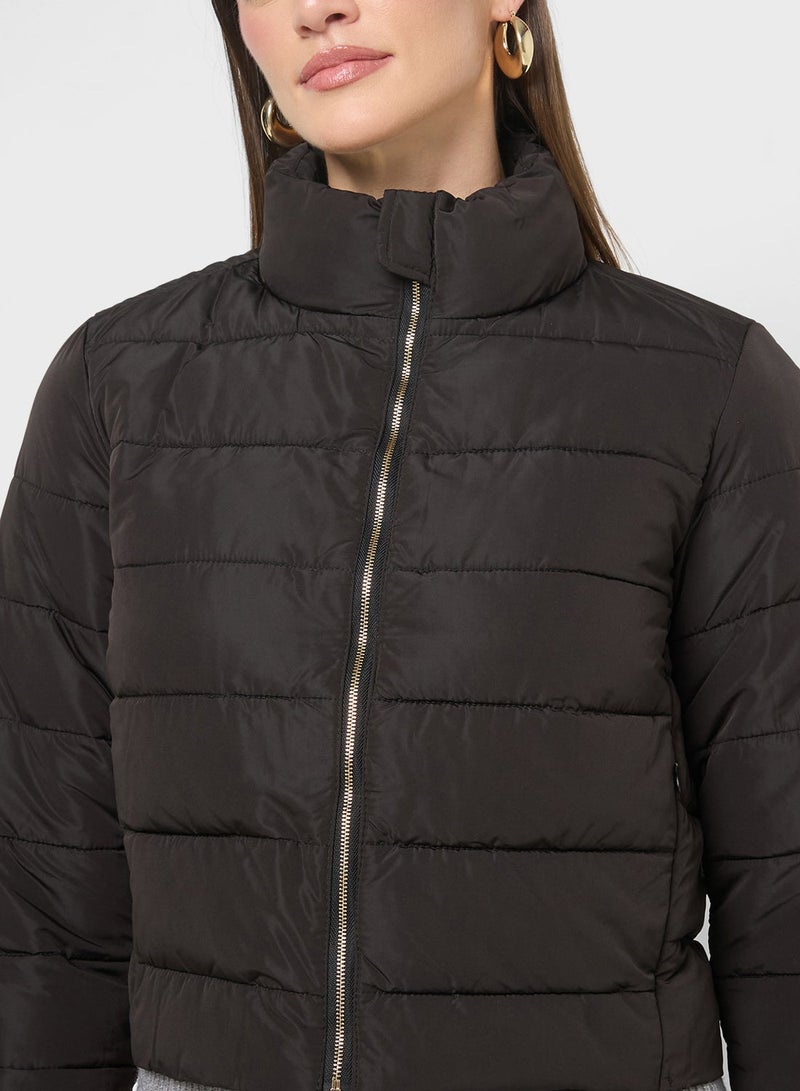ELLA Padded Zipped Jacket - Image 4