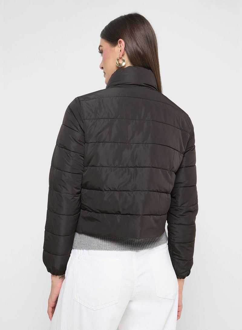 ELLA Padded Zipped Jacket - Image 3