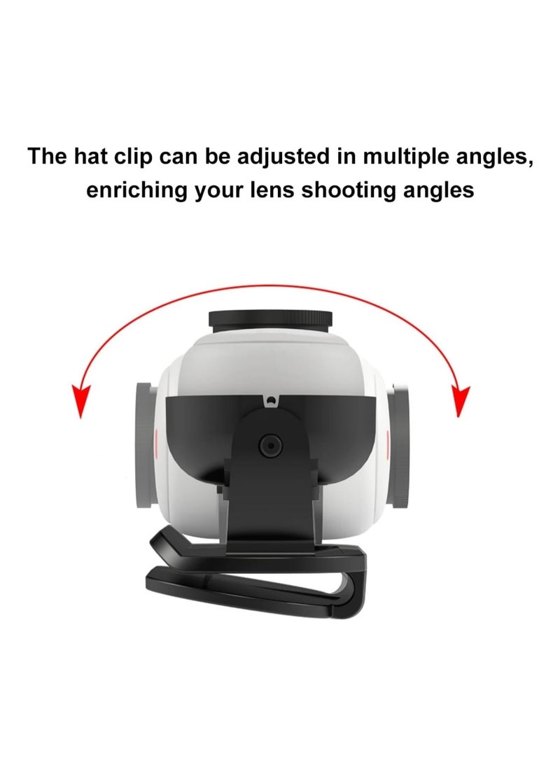 Sports Camera Magnetic Protective Fixed Bezel Cap Clip for Insta360 GO3/ GO 3S Clamp Quick Release Mount Baseball Hat Clip Mount Camera Accessory