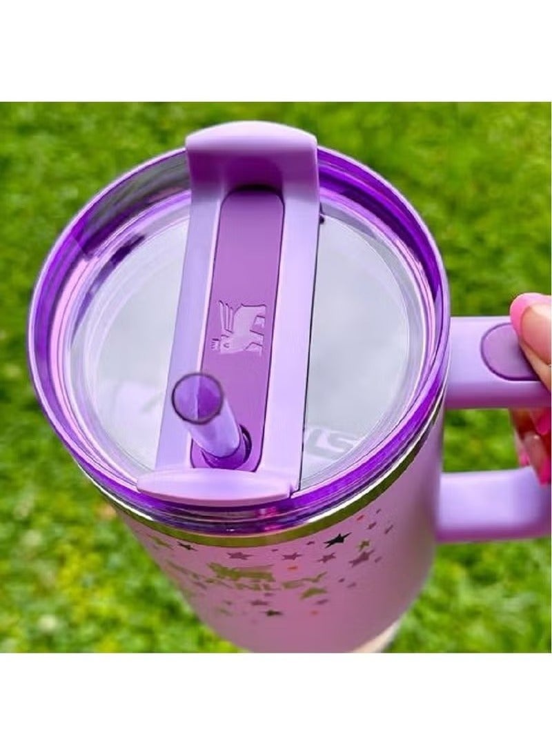 Stanley Olivia Rodrigo Limited Stanley 40oz Tumbler – Signature FlowState Insulated Travel Mug with Leakproof Lid, Reusable Straw & Ergonomic Handle – Tour Edition Collector’s Cup Keeps Drinks Hot or Cold – Reusable Stainless Steel Hydration Bottle for Coffee, Tea, Smoothies, Water & More - Image 3