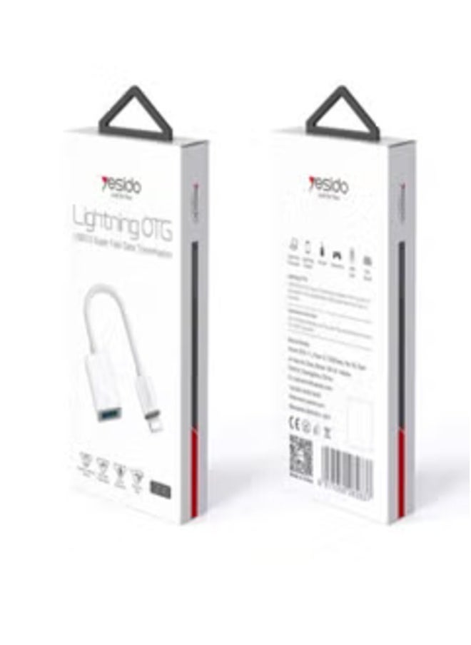 Generic - GS10 OTG to Lightning Adapter – Streamlined USB Connectivity for iPhone & iPad - Image 1