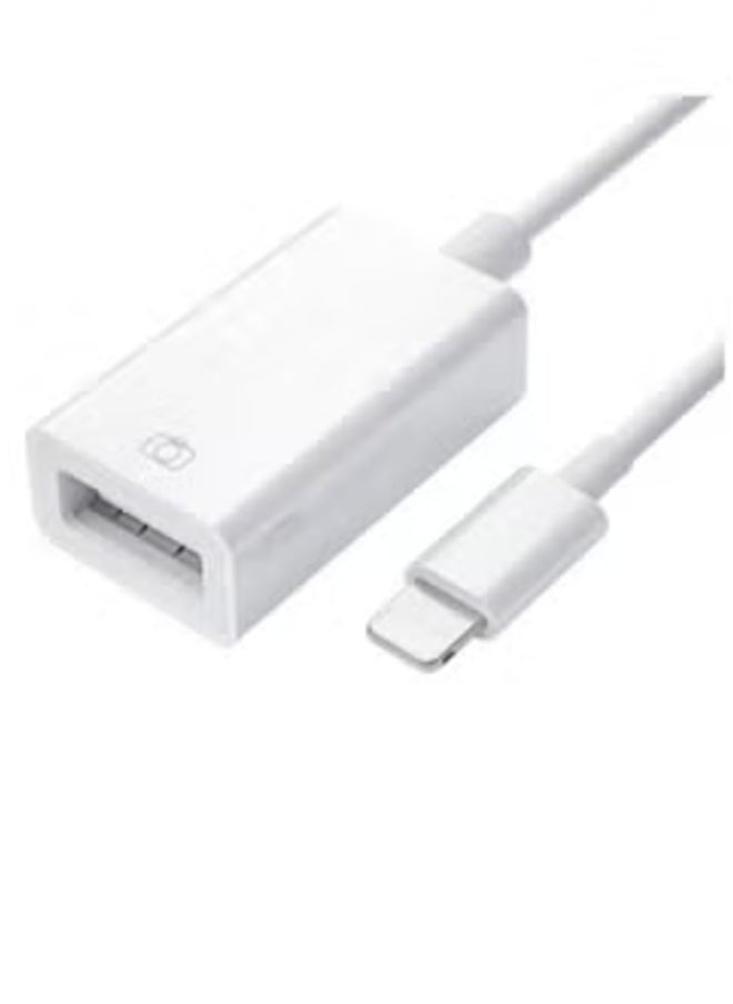 Generic - GS10 OTG to Lightning Adapter – Streamlined USB Connectivity for iPhone & iPad - Image 1
