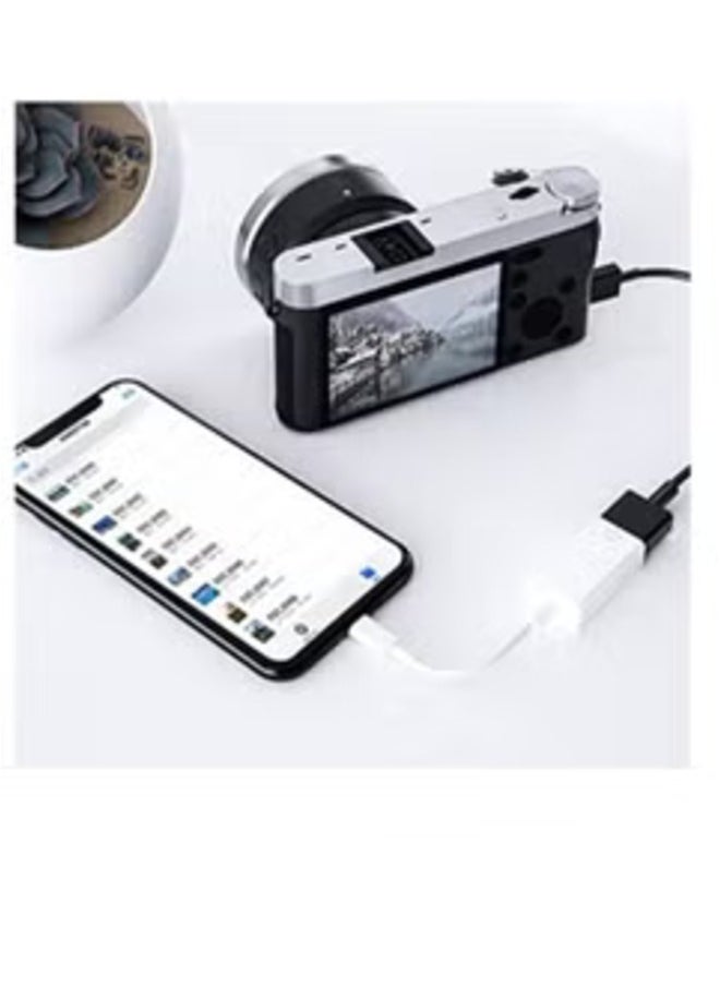 Generic - GS10 OTG to Lightning Adapter – Streamlined USB Connectivity for iPhone & iPad - Image 1