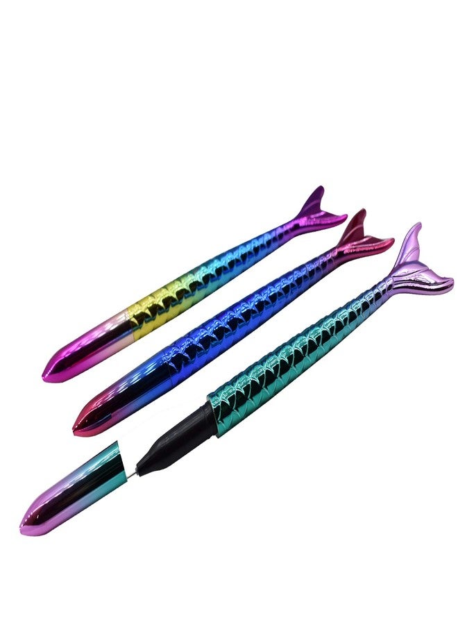 Asera Multicolor Mermaid Gel Pen for Girls Birthday Return Gifts for Kids (Set of 6) - Image 2