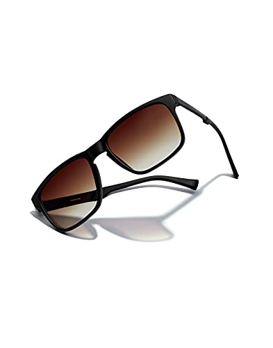 Hawkers · Sunglasses PEAK METAL for men and women (BLACK SMOKY BROWN) - Image 4