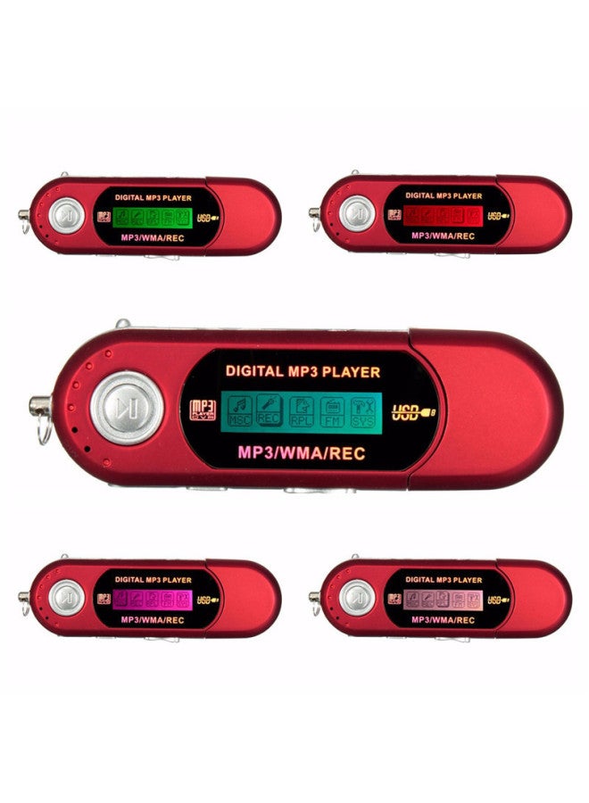 Classic Old Big Chaohua MP3 7 Dry Battery MP3 Player USB In-line MP3 Battery Walkman-Body Color:Red-Memory Capacity:Plug-in Card Version Monochrome Screen (without Built-in Memory) - Image 3