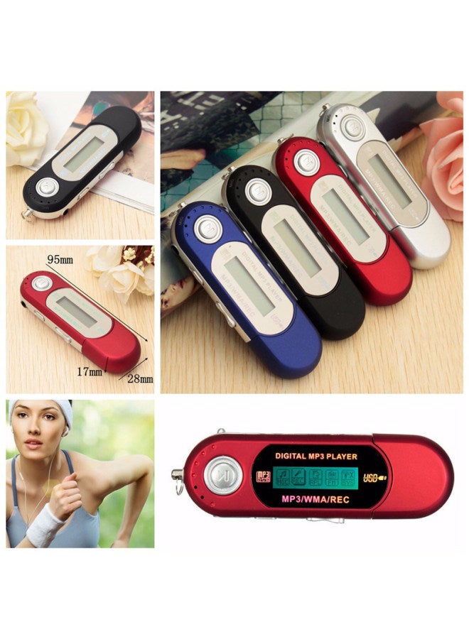 Classic Old Big Chaohua MP3 7 Dry Battery MP3 Player USB In-line MP3 Battery Walkman-Body Color:Red-Memory Capacity:Plug-in Card Version Monochrome Screen (without Built-in Memory) - Image 2