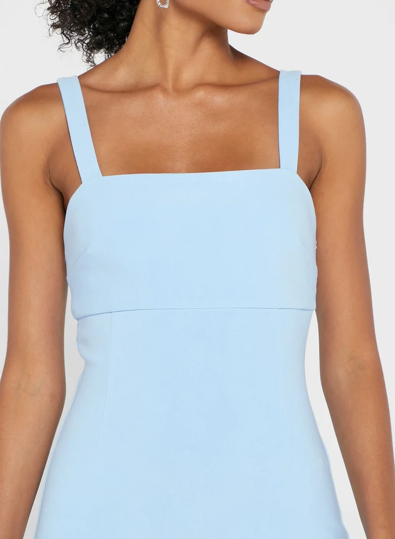 Finders Keepers Front Split Pleated Dress