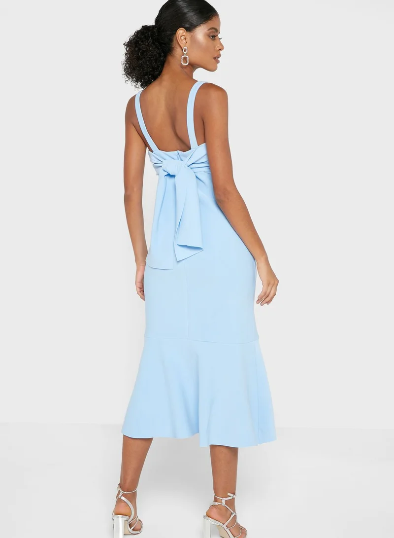 Finders Keepers Front Split Pleated Dress