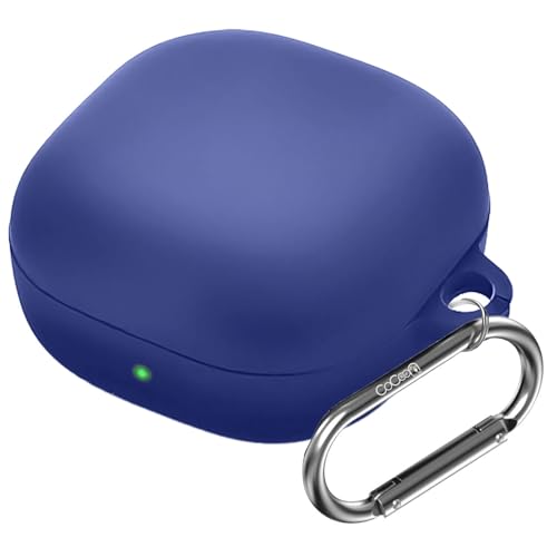 Cocoonkart Soft Silicone Case Cover for Samsung Galaxy Buds Core (Blue) - Image 1