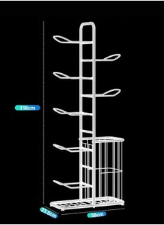 DubaiGallery Basketball Display Rack with Storage Basket for Household, Sports Equipment Rack Garage Sports Organizer Display Stand for Balls  - Image 4