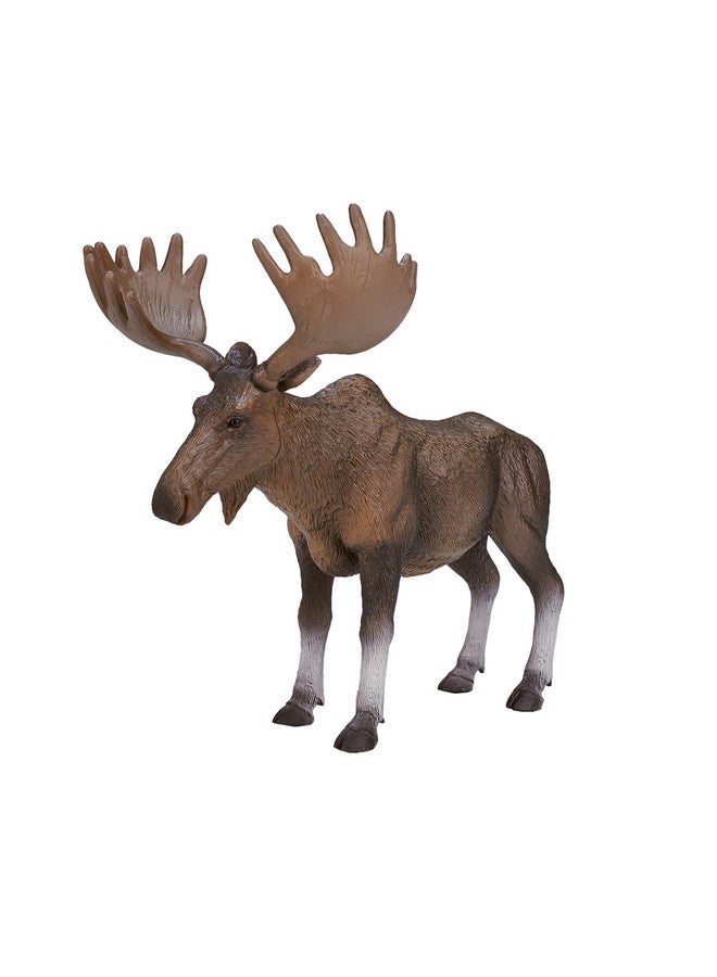 موجو لعبة الحياة البرية العالمية الواقعية للأيائل الأوروبية (موس) نسخة طبق الأصل مرسومة يدويًا - Image 2