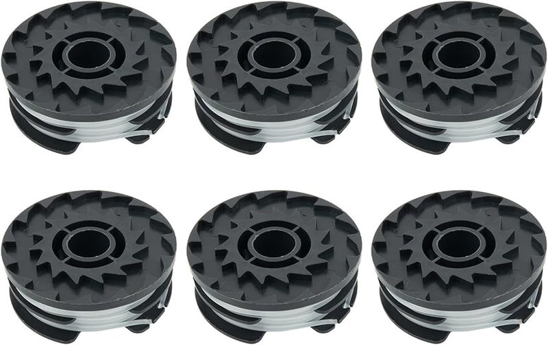 6 Pack 1 6mm Double Auto Feed Trimmer Line For PRTA 20 Li A1 B2 C3 Cordless Grass Cutter - Image 2