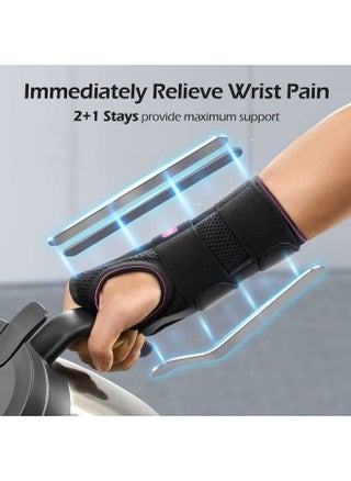 Wrist Brace For Carpal Tunnel Relief Night Support , Maximum Support Brace With 3 Stays For Women Men , Adjustable Wrist Support Splint For Right Left Hands For Tendonitis, Arthritis , - pzsku/ZABDD042A73390FE9A30CZ/45/_/1735214546/9d5b40b9-4d79-483b-bc4c-bcb39947b249