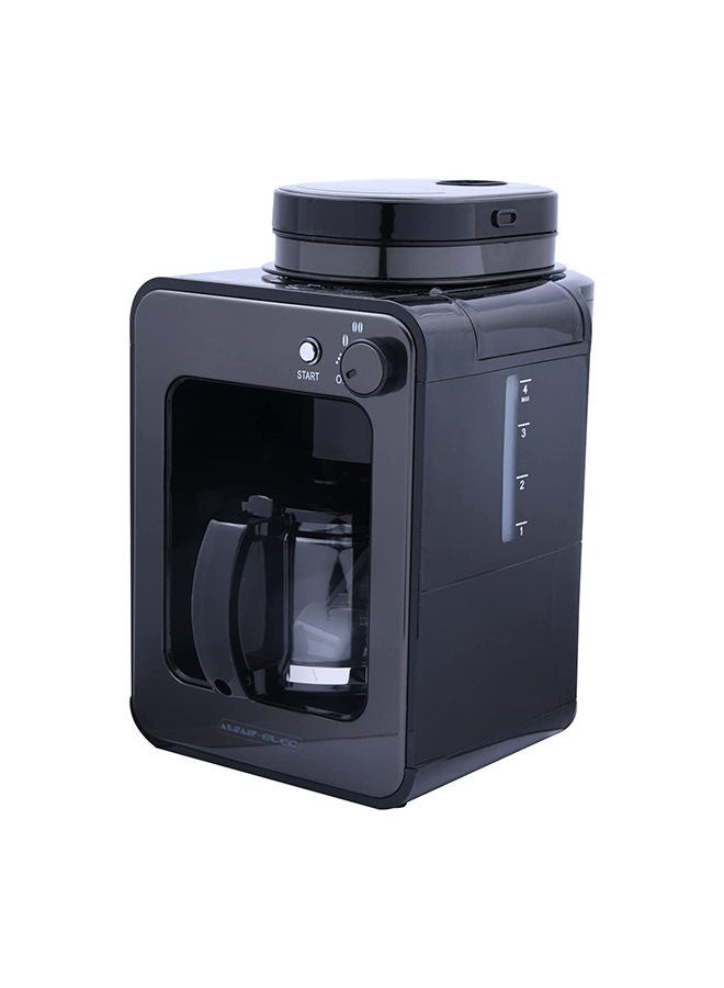 Alsaif Electric Fresh Coffee Machine With Two Grinding Option 580 ml 600 W E03411 Black - Image 3