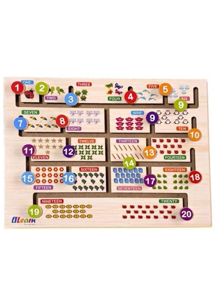 iLearn English Numbers Maze
