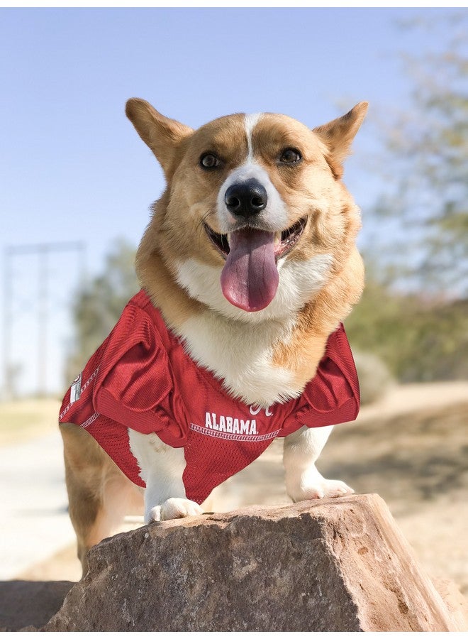 Pets First Ncaa College Alabama Crimson Tide Mesh Jersey For Dogs & Cats, XxxLarge. Licensed Big Dog Jersey With Your Favorite Football/Basketball College Team - Image 3