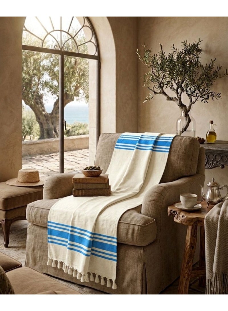 sofa cover , flat , cotton 100% , 100*180, Durable & Easy to Clean ,Elegant design for home décor - Image 2