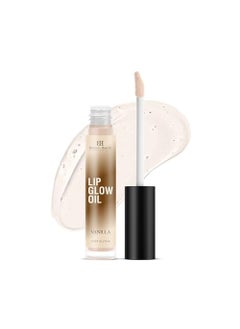 Botanic Hearth Botanic Hearth Lip Glow Oil with Vanilla flavor  Moisturizing  Hydrating Lip Gloss Oil for Dry Lips  Transparent Gloss  Lightweight  Non Greasy  03fl oz 