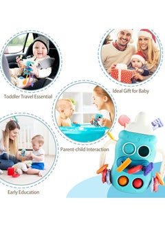 MUMS PLANET Montessori Toys for 1 Year Old, Sensory Toys for Babies 1-3, Food Grade Silicone Pull String Activity Toy, Travel Toys for Babies Boys Girls 1 2 3 Year Old  - Image 5