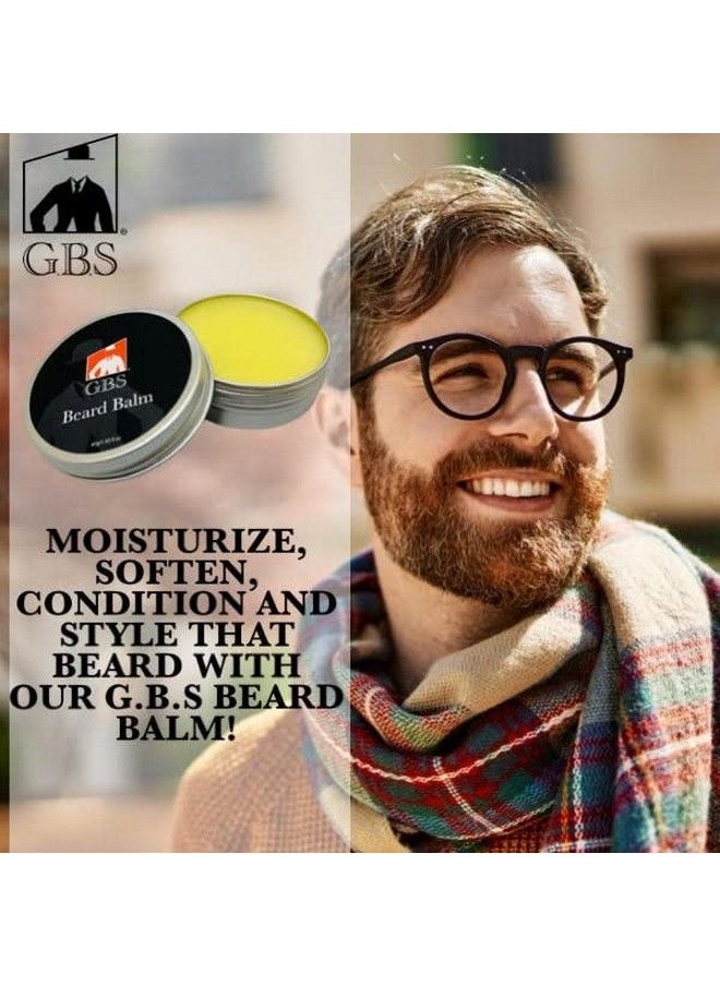 G.B.S - Beard Growth Kit For Men Complete Set Includes Beard Oil.25 Mm Roller Serum Balm Scissor Brush Comb And Cloth Bag - Image 1