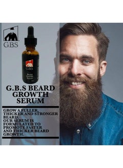 G.B.S Beard Growth Kit For Men Complete Set Includes Beard Oil.25 Mm Roller Serum Balm Scissor Brush Comb And Cloth Bag  - Image 4