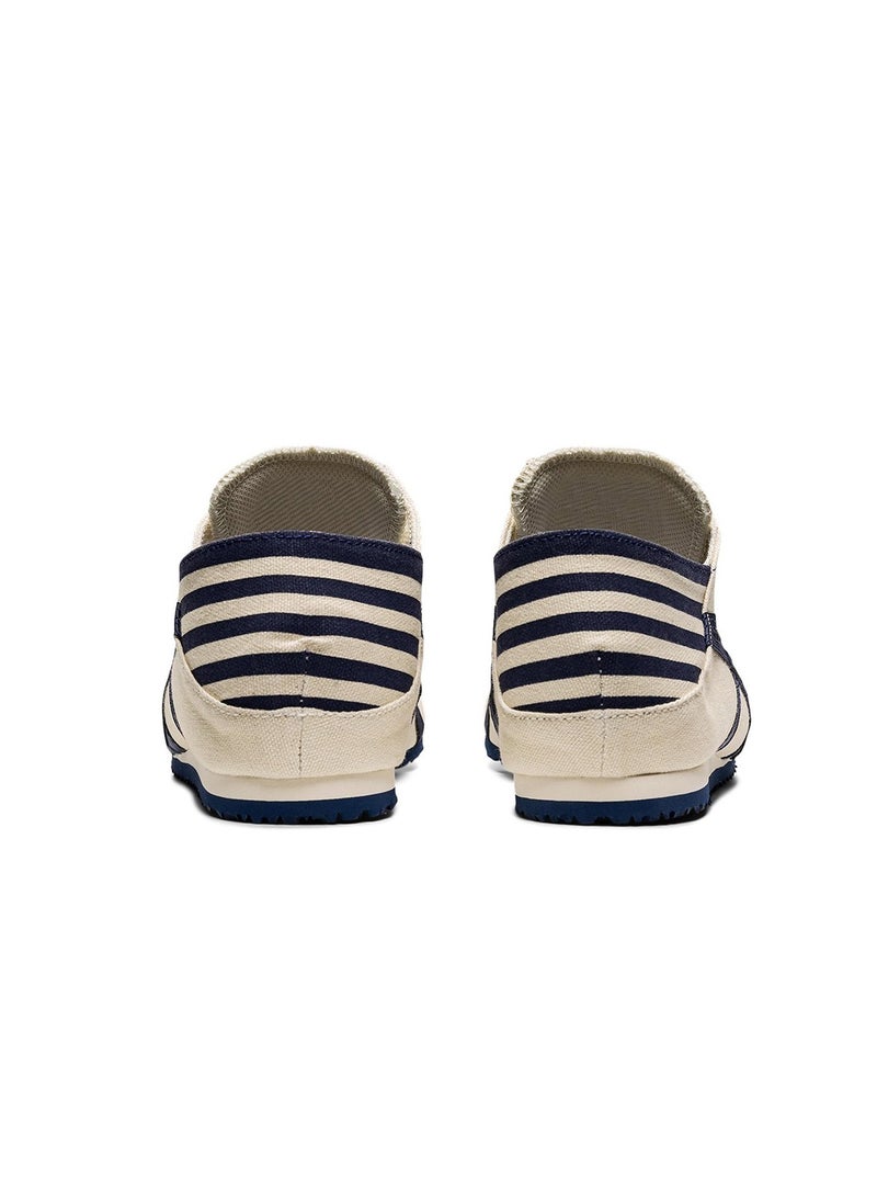 Onitsuka Tiger - MEXICO 66 Slip-On Canvas Casual Colorblock Sneakers Shoes Beige/Navy Blue - Image 1