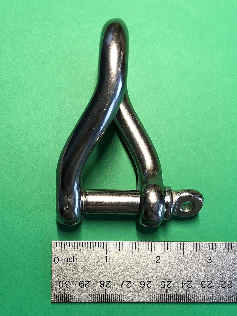 US Stainless Stainless Steel 316 Twist Shackle - Image 2