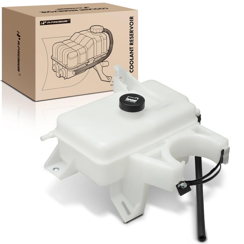APremium Engine Coolant Overflow Recovery Reservoir Tank with Cap Hose Compatible with Chevrolet Trailblazer EXT GMC Envoy XL Isuzu Ascender Oldsmobile Bravada Saab 97x Buick Rainier
