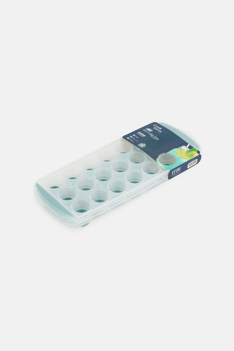 Cook Savvy 2 Pieces Ice Cube Tray, Transparent - Image 1