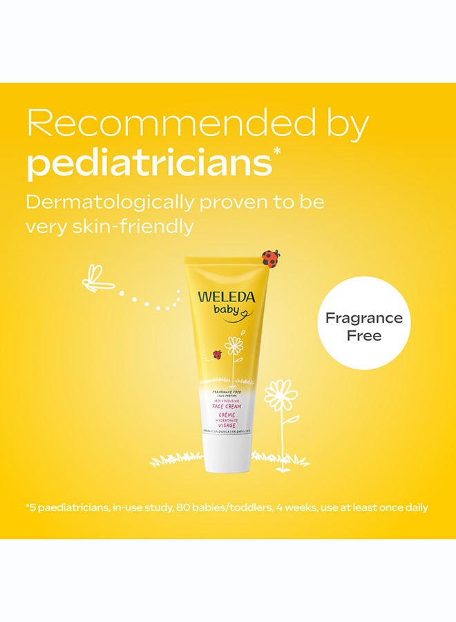 Weleda Calendula Face Cream (50 ml) – Gentle Facial Moisturizer for Baby's Sensitive Skin, with Organic Calendula & Almond Oil - Image 2