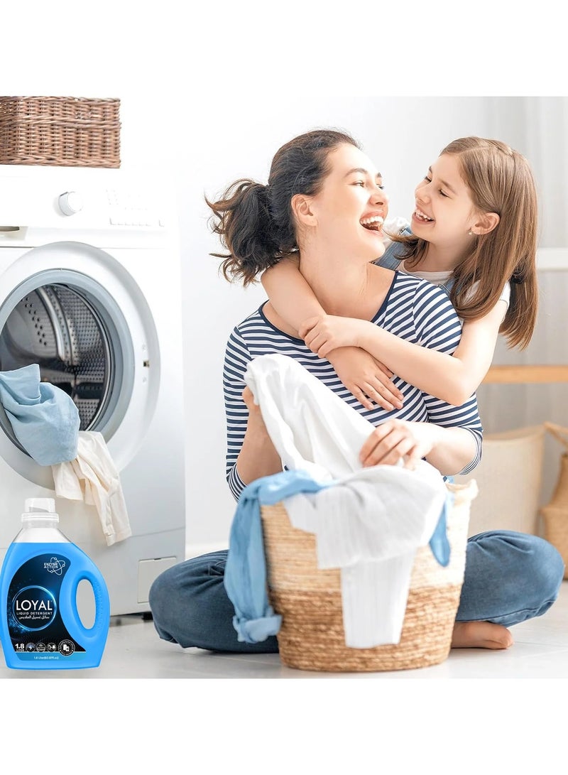 loyal Liquid Detergent With Enzyme Action Up to 36 Loads - 1.8 Liters - Image 2