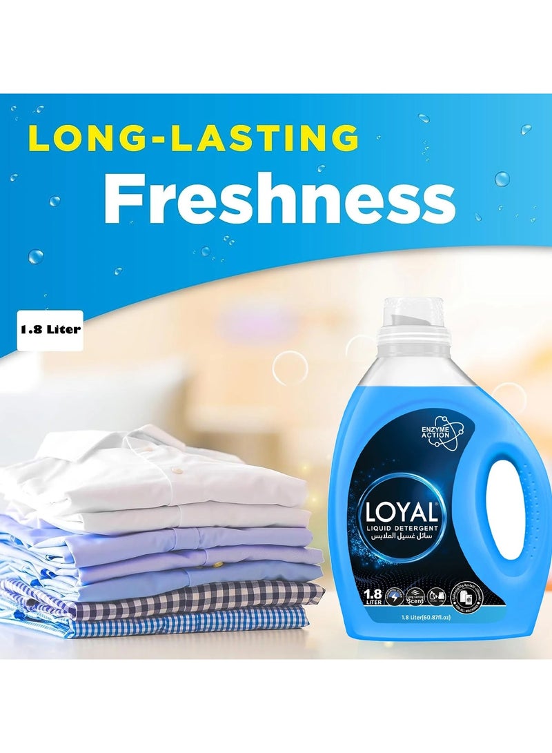 loyal Liquid Detergent With Enzyme Action Up to 36 Loads - 1.8 Liters - Image 3