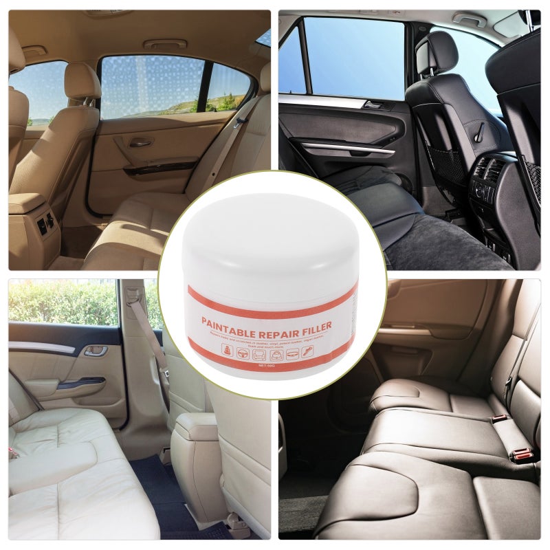 🚗 طقم إصلاح الجلد كريم إصلاح الجلد تغذية عميقة للمقاعد السيارات الأرائك الحقائب الأحذية السترات مجموعة واحدة - Image 3