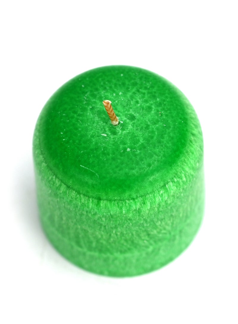 Green Mould Shaped Scented Candles For Home, Scented Candle For Office, Green Color Decorative Scented Candle - Image 2