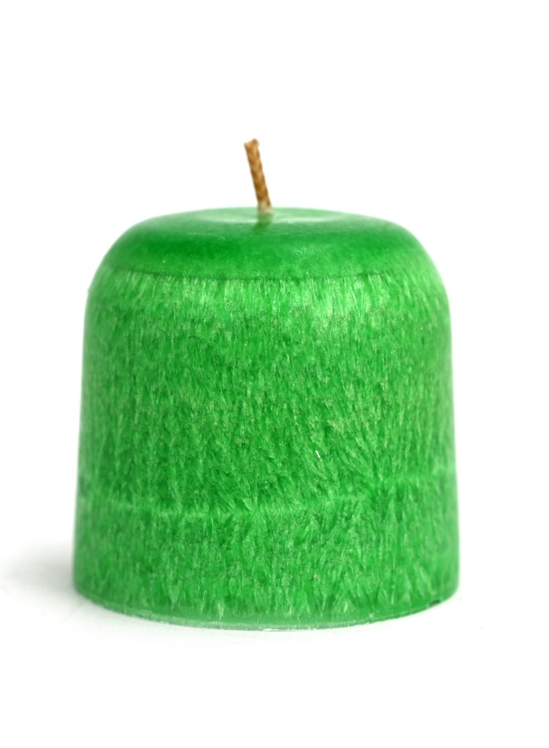 Green Mould Shaped Scented Candles For Home, Scented Candle For Office, Green Color Decorative Scented Candle - Image 1