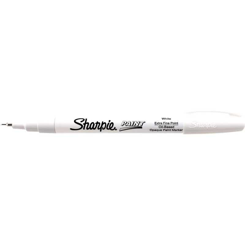 Sharpie Oil-Based Paint Marker, Extra Fine Point, White, 1 Count - Great for Rock Painting - Image 3