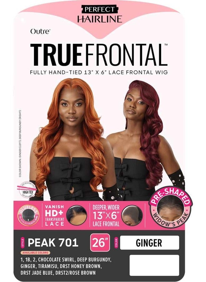Outre Lace Front Wig - Perfect Hair Line 13X6 - True Frontal - Peak 701 (GINGER) - Image 2