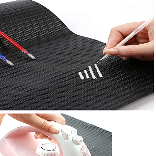WedFeir Heat Erasable Fabric Marking Pens with 28 Refills for Tailors Sewing, and Quilting Dressmaking, 4 Colors Heat Erase Pens for Fabrics. - Image 5