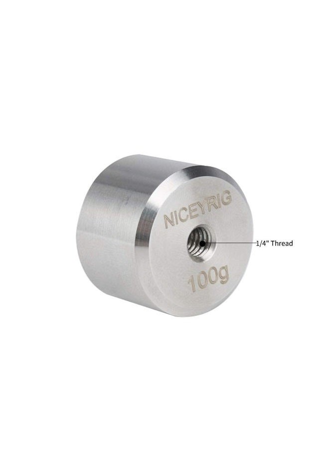 NICEYRIG 3.5 OZ Gimbal Counterweight for Zhiyun Weebill Lab/S/Crane Series and Ronin S/SC, Pack of 2 - Image 2