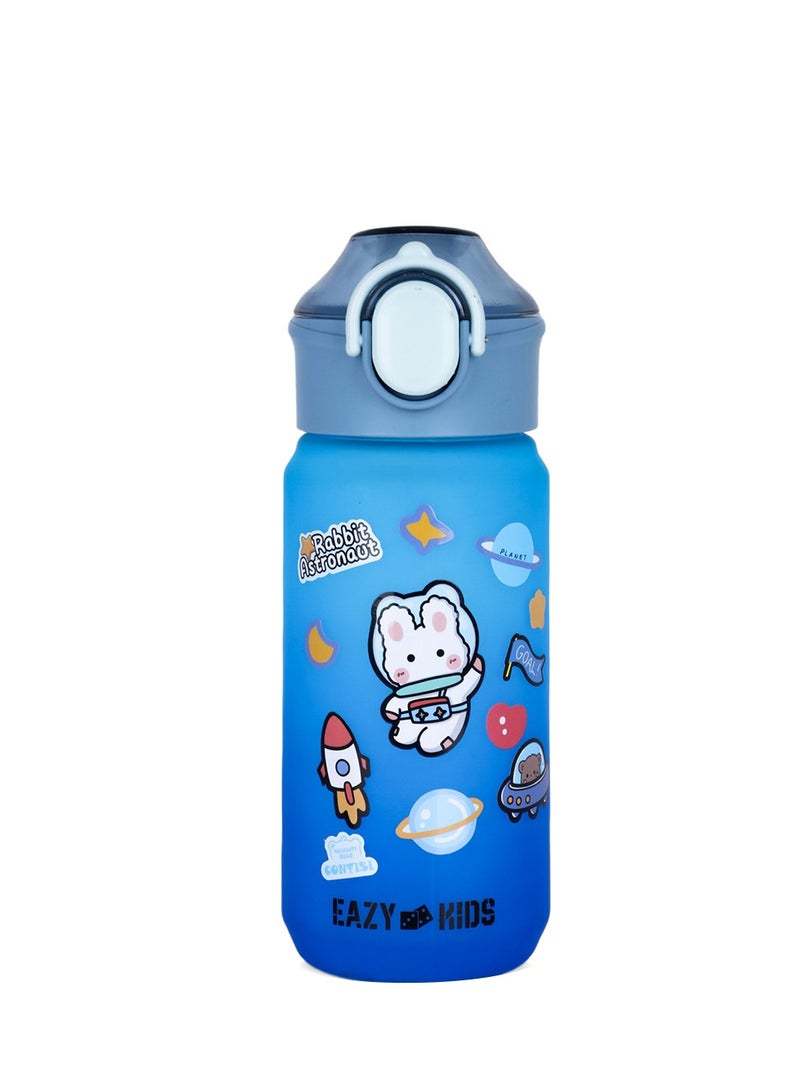 Eazy Kids Water Bottle 500Ml Wt Handle - Blue  - Image 4