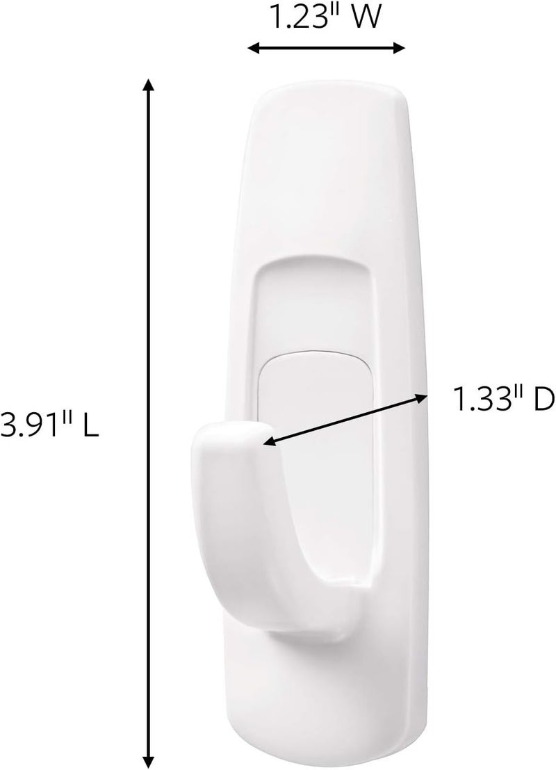 Command Utility Hook White Large 17003 - Damage-Free Hanging - Image 4