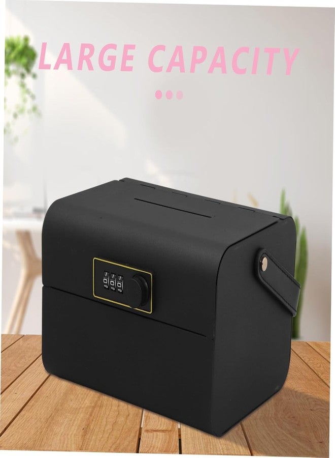 Crobat صندوق نقود صغير من كروبات مزود بقفل برقم سري، صندوق نقود معدني آمن للتخزين، صندوق نقود معدني لتوفير المال للأطفال من الجنسين - Image 4